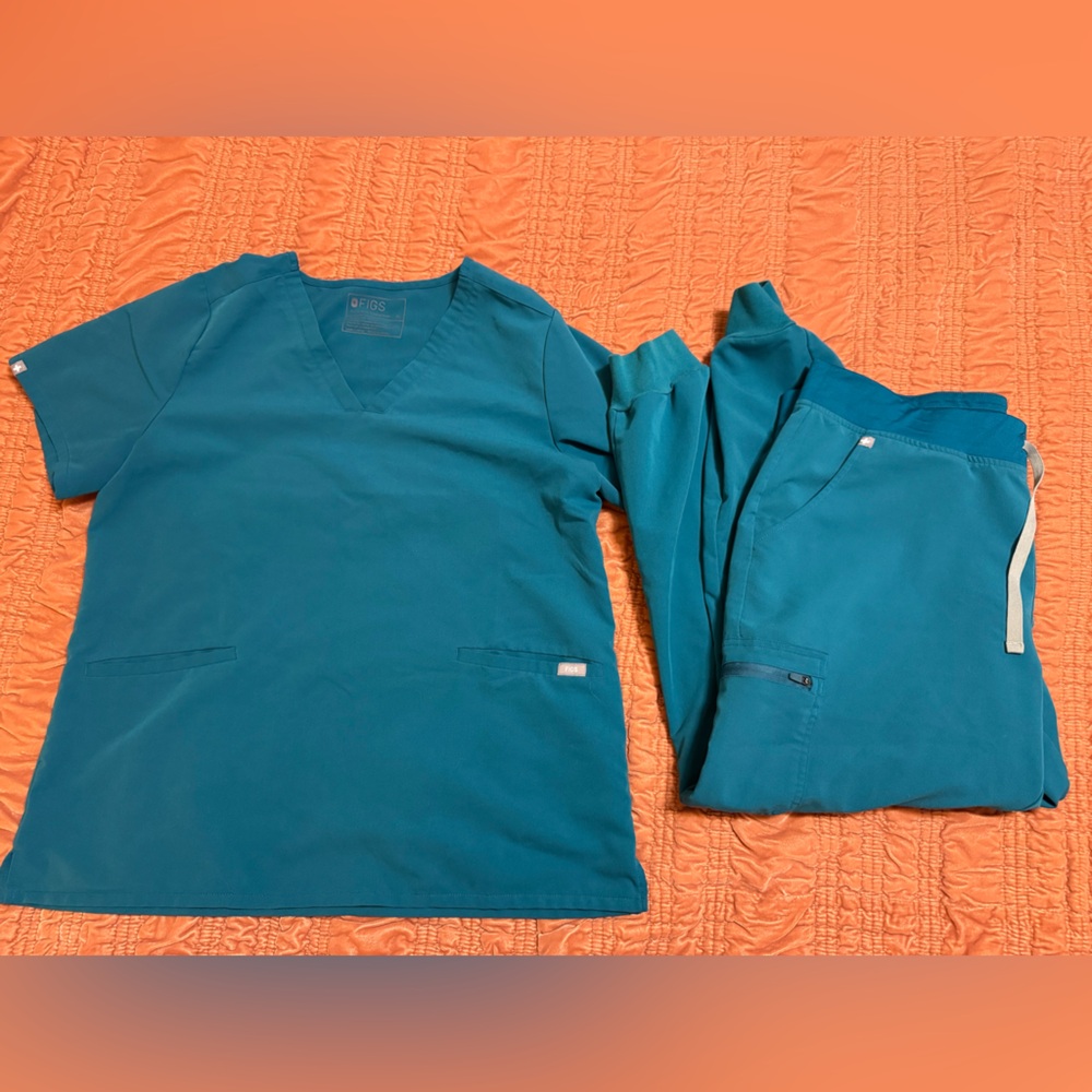 Figs Women’s XL scrub set Caribbean Blue Casma, Zamora